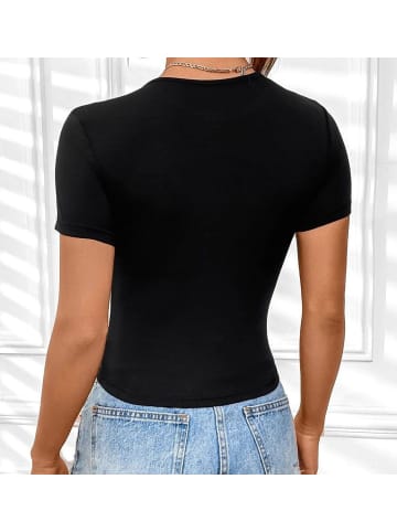 RMK T-Shirt Cat SCHWARZ