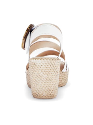 Gabor Keilsandaletten in Weiß