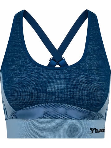 Hummel Sportshirt "Clea Seamless Sports Top" in Blau