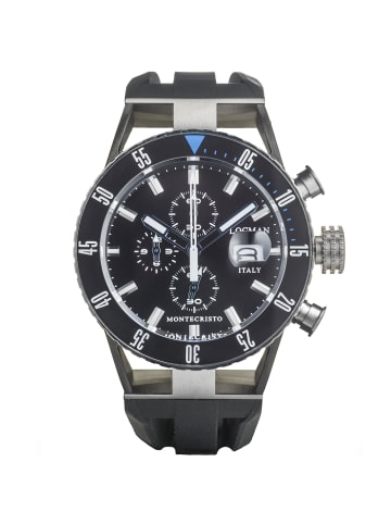 Locman Herrenuhr "Montecristo Diver" in Schwarz