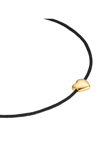 Glanzstücke München Armband Herz aus Sterling Silber in gelbgold