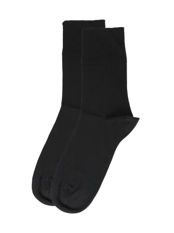 Rogo Socken Diabetiker im 5er Pack in schwarz