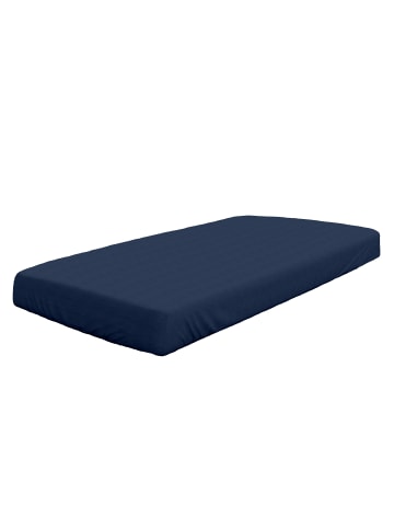 Dormisette Spannbetttuch Mako-Feinjersey in dark midnight