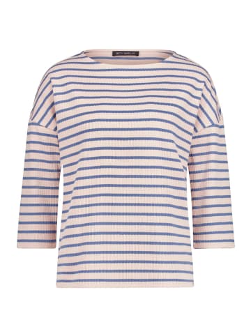 Betty Barclay Casual-Shirt mit U-Boot-Ausschnitt in Nature/Blue