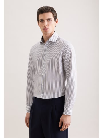 Seidensticker Business Hemd Slim in Grau