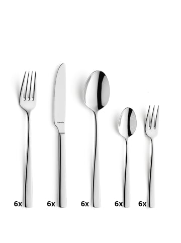 Amefa 30-tlg. Besteckset FRESH in edelstahl