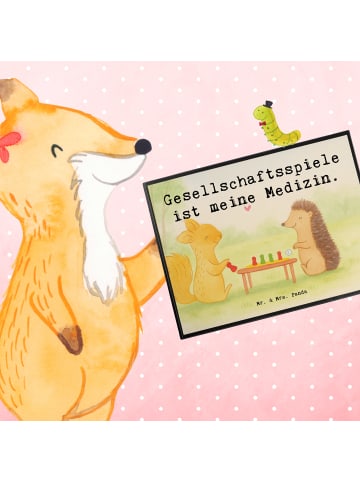 Mr. & Mrs. Panda Schreibunterlage Eichhörnchen Gesellschaftsspie... in Weiß