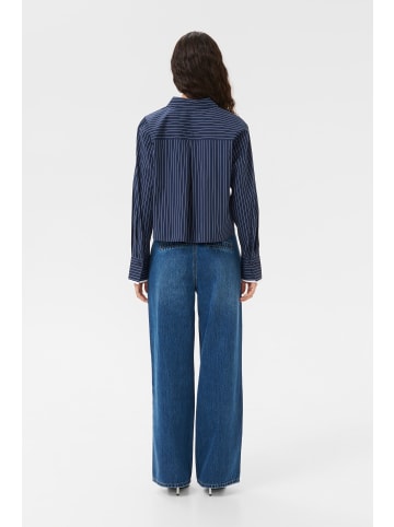 Karen By Simonsen Langarm - Hemd KBAmy Classic fit in Inkwell stripe