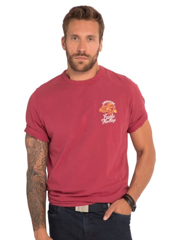 JP1880 Kurzarm T-Shirt in bordeaux