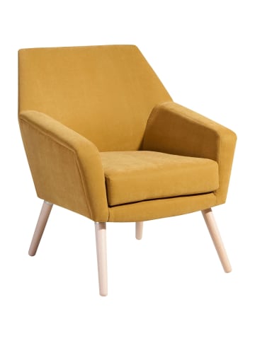 others SESSEL Kachka Bezug Veloursstoff Buche natur / mais