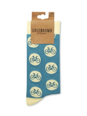 GreenBomb Socks Bike Spot in Mix