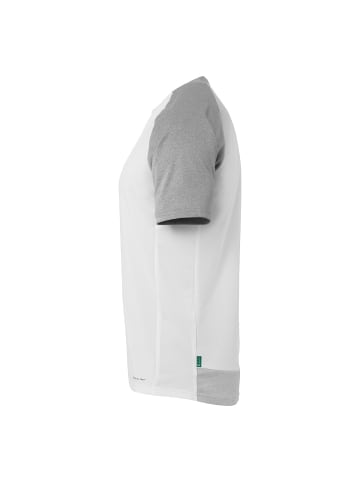Kempa Shirt Ambition 28 Kids in weiß/dark grau melange