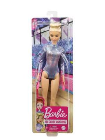 Mattel Spielzeug - Barbie Rhythmische Sportgymnastin Puppe (blonde Haare)