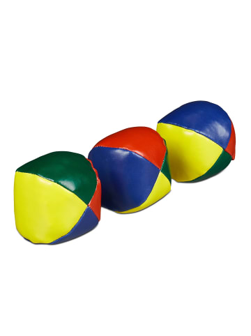 relaxdays 6x Jonglierbälle in Bunt