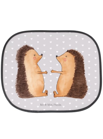 Mr. & Mrs. Panda sonnenschutz Igel Liebe ohne Spruch in Grau Pastell