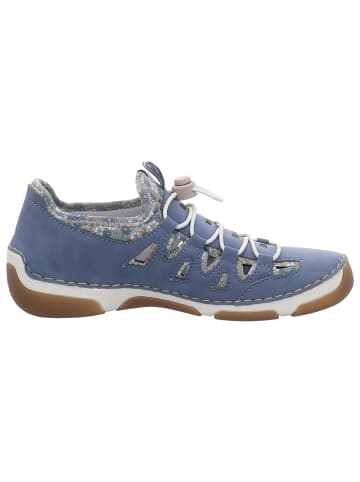 rieker Schnürschuh in blau
