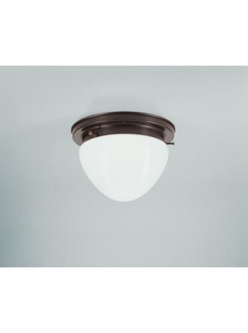 Licht-Erlebnisse Deckenlampe Ø 20 x (H)14 cm in Antik WeißAntik Weiß