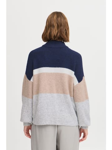 b. young BYOMEA STRIPED JUMPER 2 - loose fit in Medieval Blue Mix