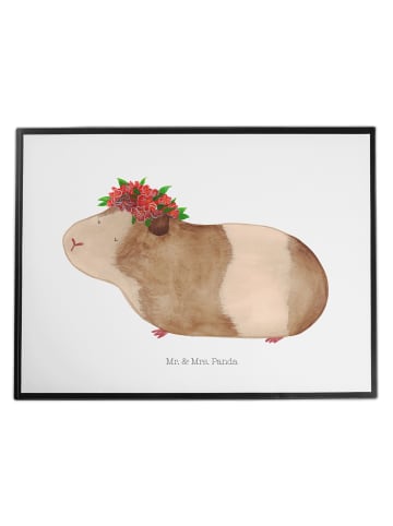 Mr. & Mrs. Panda Schreibunterlage Meerschweinchen Weisheit ohne ... in Weiß