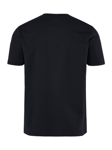 Men Plus Kurzarm T-Shirt in schwarz