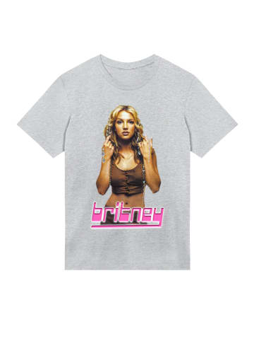 F4NT4STIC T-Shirt Britney Spears in grau meliert