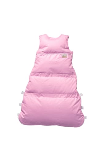 Kinderhaus Blaubär Daunenschlafsack TOP in Rose Uni