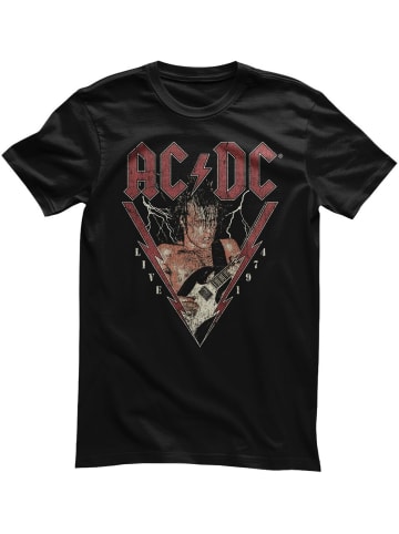 AC/DC T-Shirt "AC/DC Live 1974 T-Shirt" in Schwarz