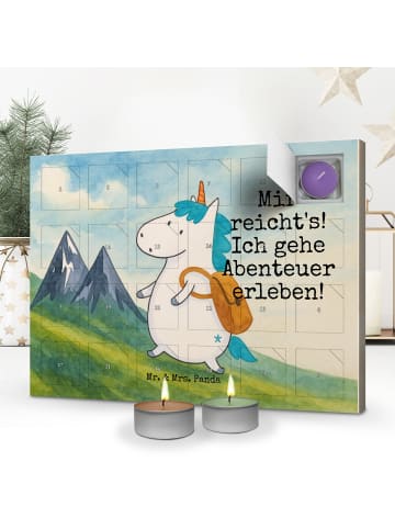 Mr. & Mrs. Panda Duftkerzen Adventskalender Einhorn Bergsteiger ... in Weiß