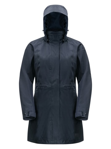 Jack Wolfskin Funktionsmantel für Damen in dunkel-blau