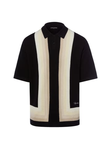 PEGADOR Hemd Tellero in schwarz beige