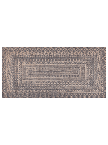 Beliani Kurzflor BAGLAR in Beige/Grau - (W) 80 x (H) 0.7 x (L) 150 cm