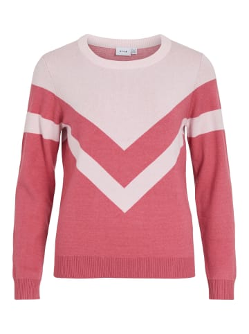 Vila Strickpullover in Cherry Blossom