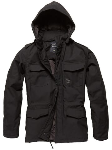 Vintage Industries Winterjacke in Schwarz