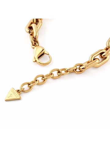 Guess Damen-Armband Multi Pavée Hearts Goldfarben 20 cm