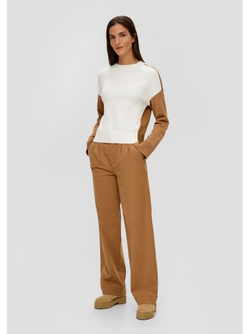 s.Oliver Strickpullover langarm in Creme