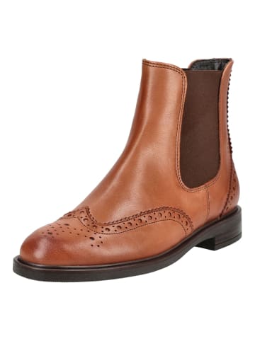Stiefelette Cognac