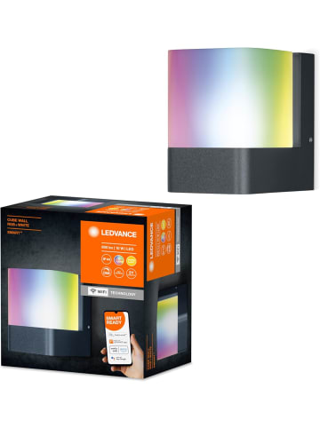 LEDVANCE Smarte LED Aussenleuchte Wandleuche WiFi Aluminium RGB Farben änderbar