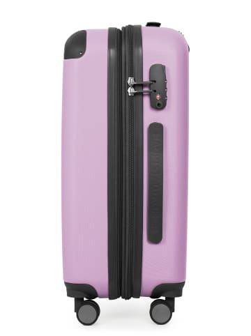 Hauptstadtkoffer Spree - Koffer Flugzeug Trolley Handgepäck Hartschale TSA 42L in Flieder