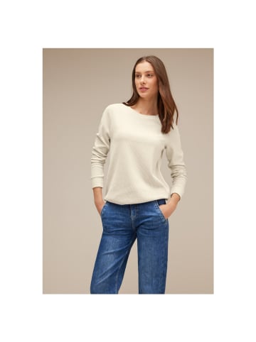 Street One Sweatshirt in smooth sand beige