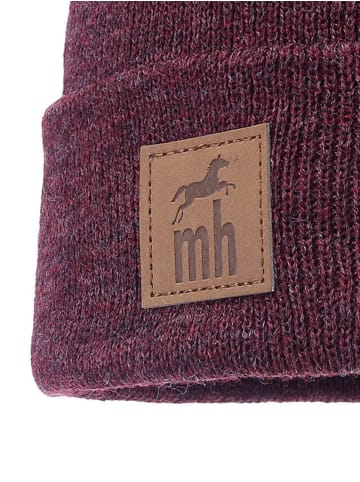 mh michael heinen Wintermütze in bordeaux-melange