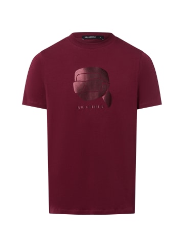 Karl Lagerfeld T-Shirt in bordeaux