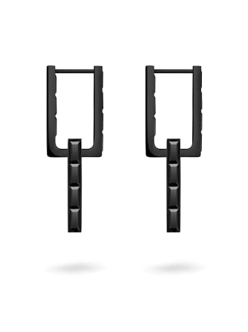 LIEBESKIND BERLIN Ohrhänger The Festive Mini Link Sparkle in schwarz