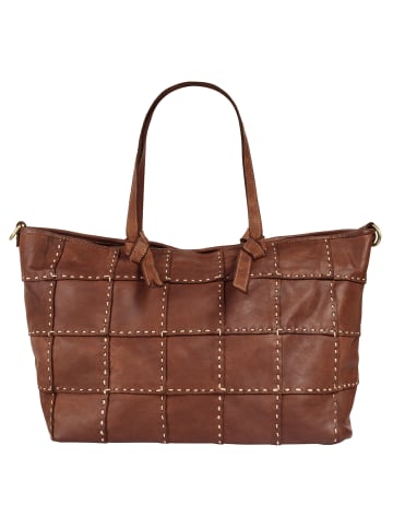 Samantha Look Shopper echt Leder in cognac