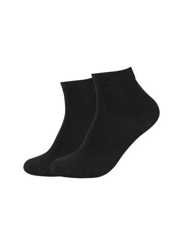 camano Kurzsocken bamboo 4er Pack black