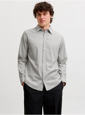 Jack & Jones Hemd in Light Grey Melange