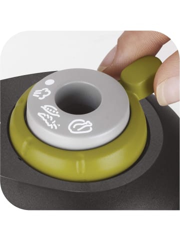 Tefal Secure 5 Neo P2530737 Schnellkochtopf 6 L 2-Stufen-Garregler Silber/Grün