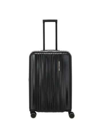 travelite BARBARA Novelty - 4-Rollen-Trolley M 65 cm erw. (schwarz) in schwarz