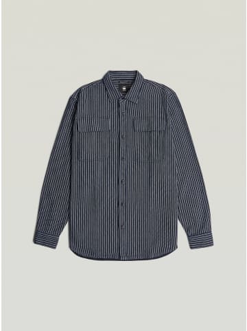 G-Star Raw CPO Regular Hemd rinsed rope stripe