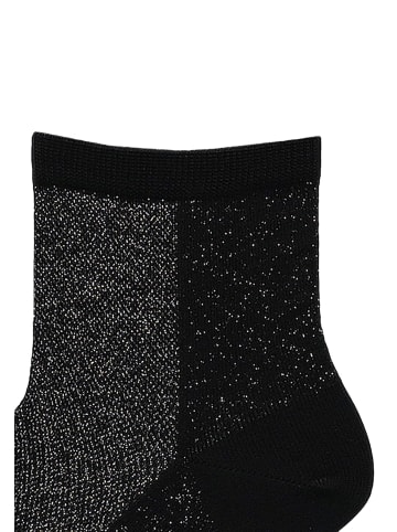 Kunert Socken Sparkling Essential weich in Black