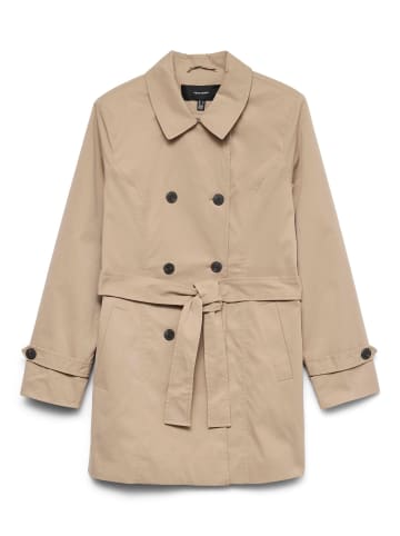 Vero Moda Trenchcoat in Silver Mink